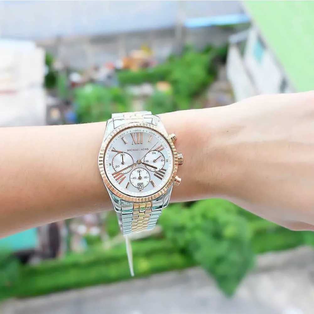 Michael Kors Lexington Women's 38mm Bracelet Watch - Three-Tone