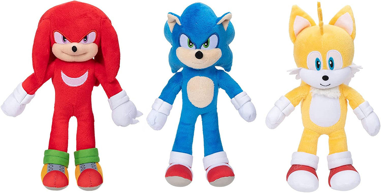 Sonic the Hedgehog Core 9" Plush Toy - Assorted