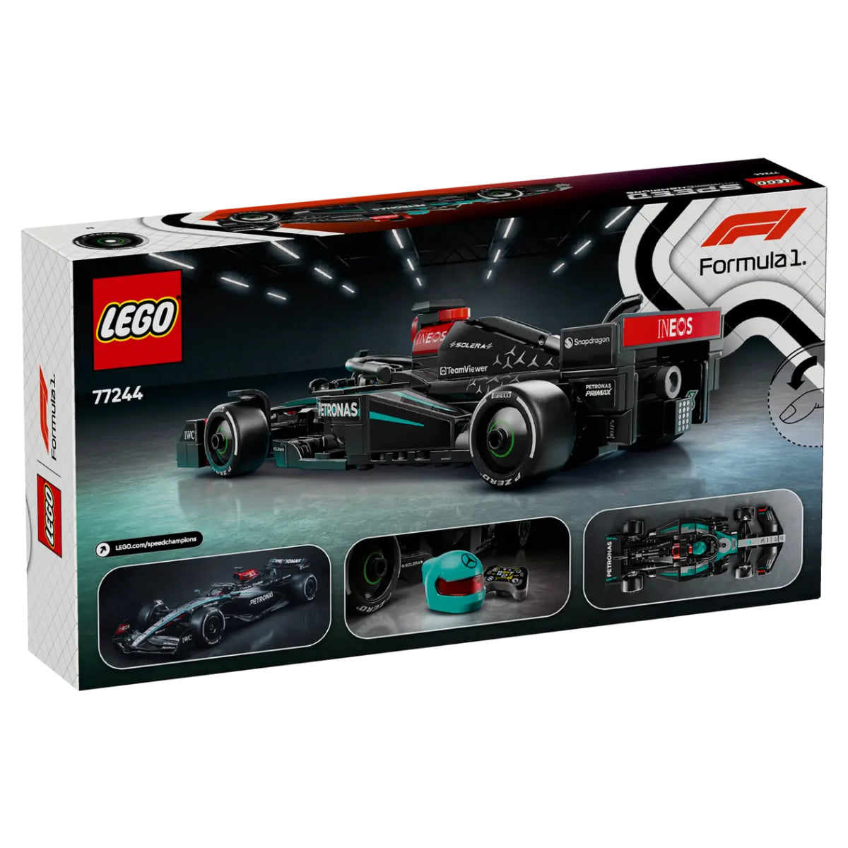 LEGO Speed Champions Mercedes AMG F1 W15 Race Car Building Toy Set (267-Pieces)