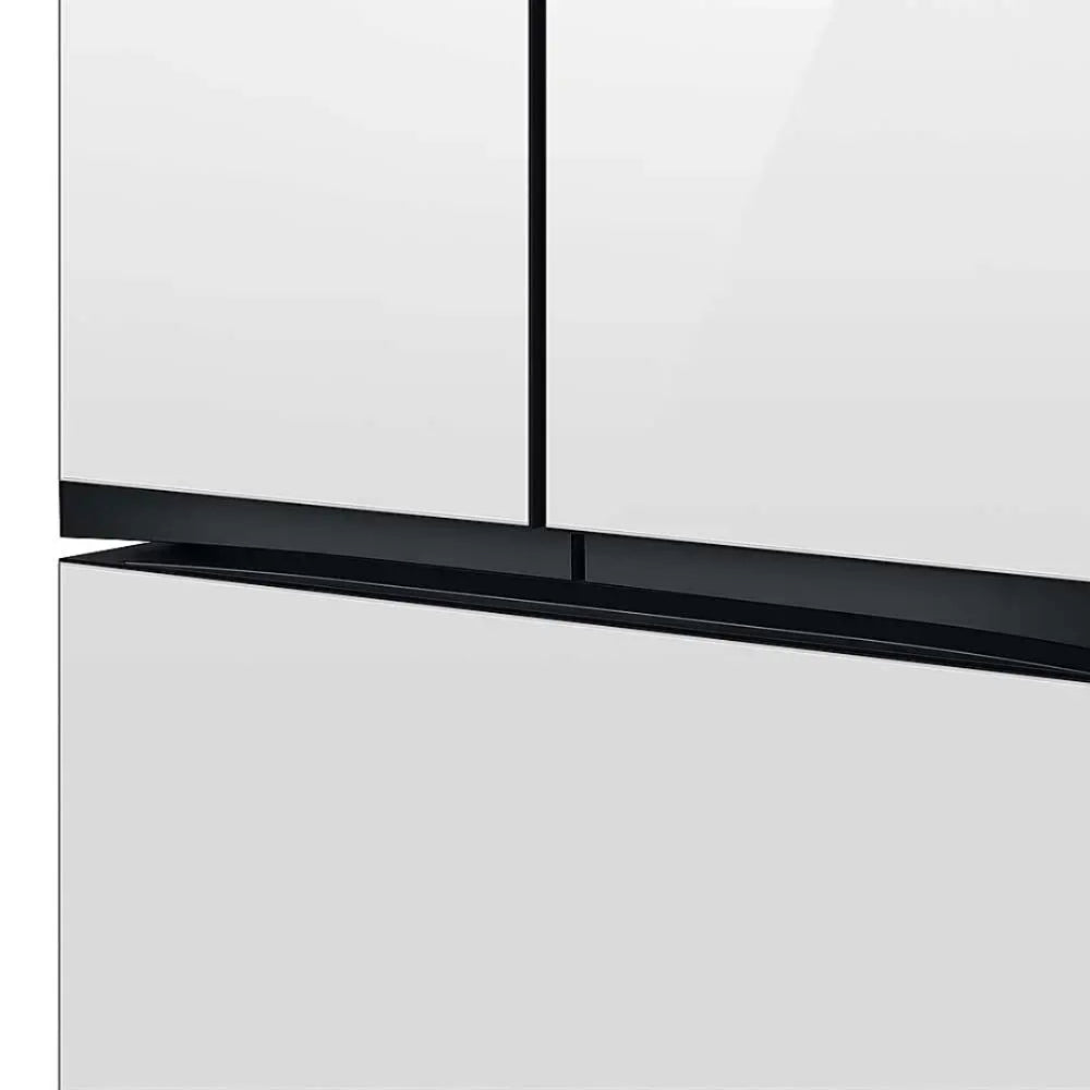 Samsung RF24BB620012 Bespoke 24 cu. ft. French Door Smart Refrigerator with AutoFill Water Pitcher - White Glass