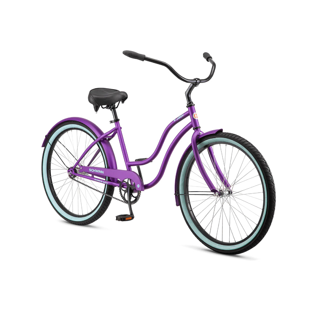 SCHWINN 26" Largo 1 Step-Thru Bike - Purple