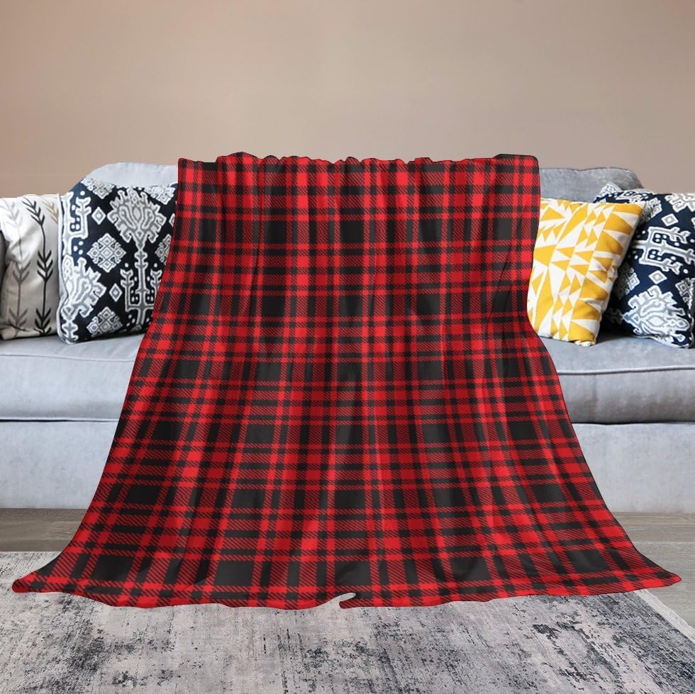 Christmas Throw Blanket - Plaid