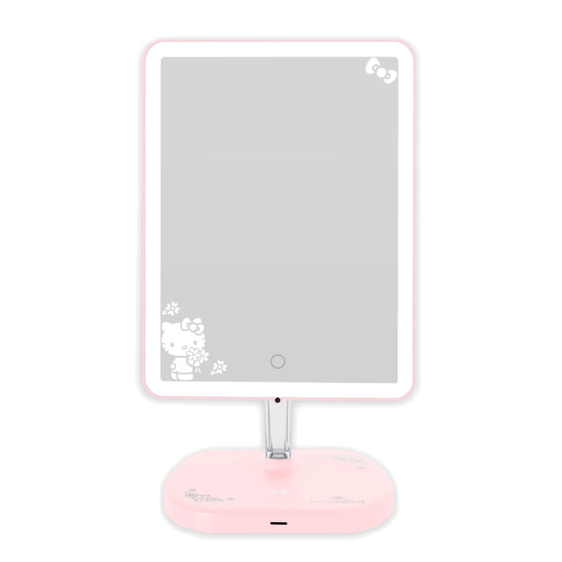Impressions Vanity Hello Kitty Touch Pro 2.0 LED Makeup Mirror with Qi Charging Base - Pink