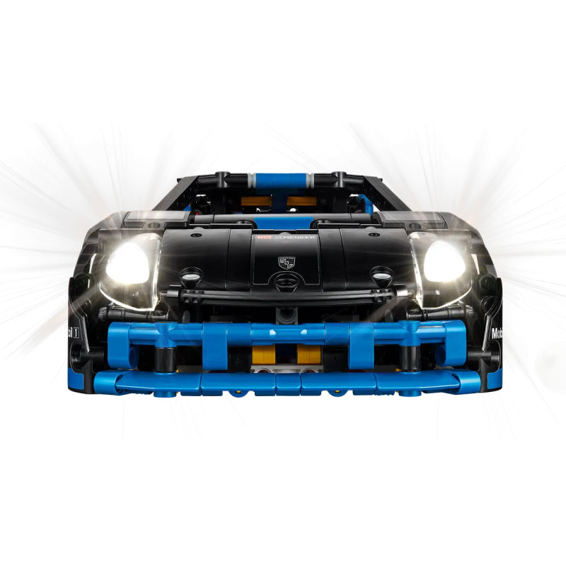 LEGO Technic Porsche GT4 e-Performance Race Car Building Toy (834-Pieces) - Black/Blue