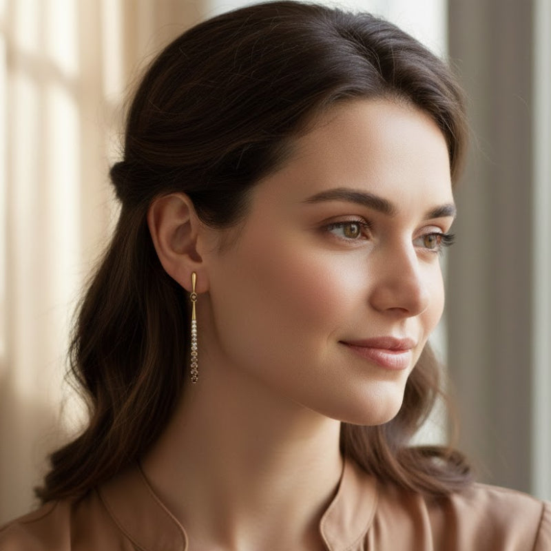 Le Vian Women's 0.62 ct. Chocolate Ombré Earrings in 14K Gold