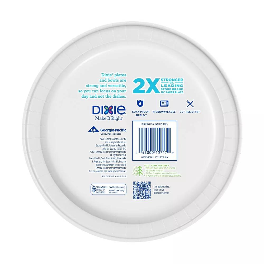Dixen 8.5" 154 Count Everyday Day Plates