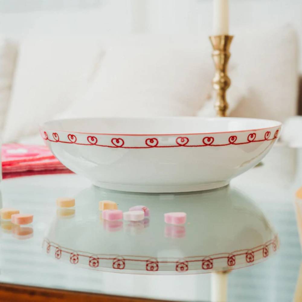 Sanrio Hello Kitty Balloons 9" Ceramic Coupe Dinner Bowl - Pink