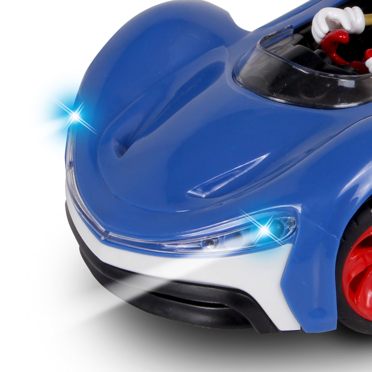 NKOK Sonic The Hedgehog Team RC Racing Vehicle with Turbo Boost