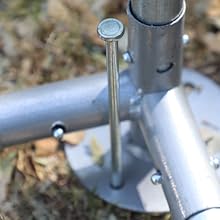 LZBEITEM 6 x 6 ft Portable Heavy Duty Storage Tent Shed