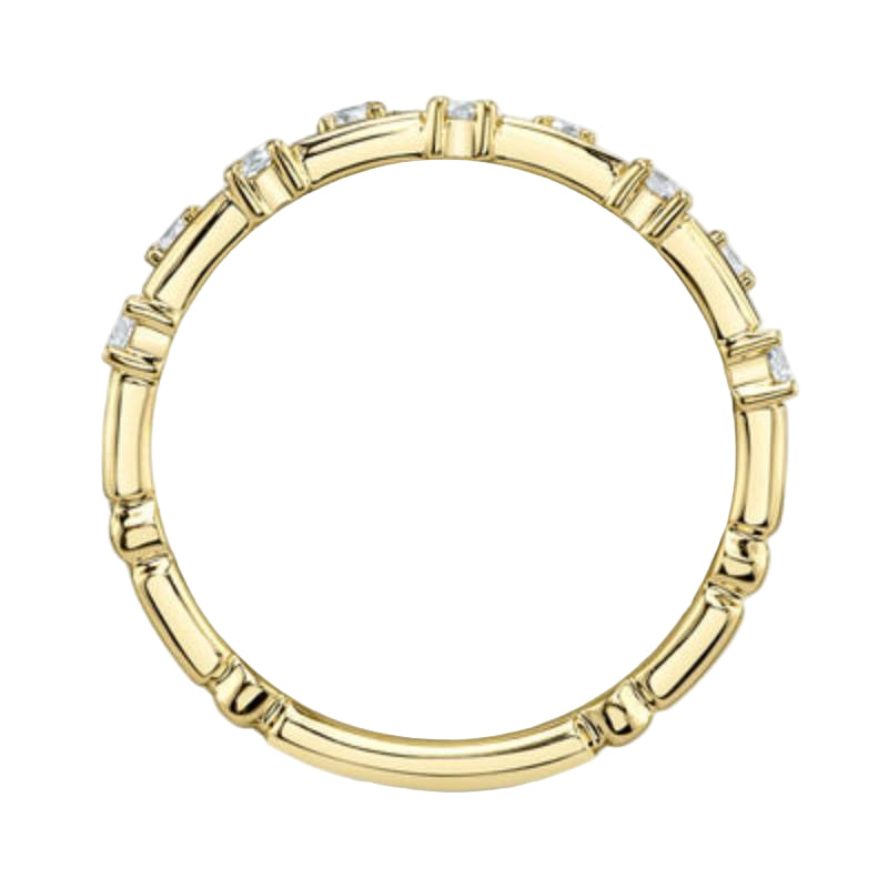 Shy Creation Kate 0.24 Ct. Diamond Band in 14K Yellow Gold
