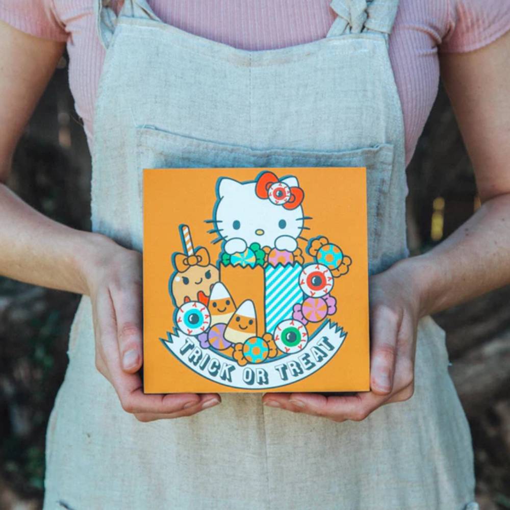 Sanrio Hello Kitty Trick Or Treat Wooden Box - Multicolor