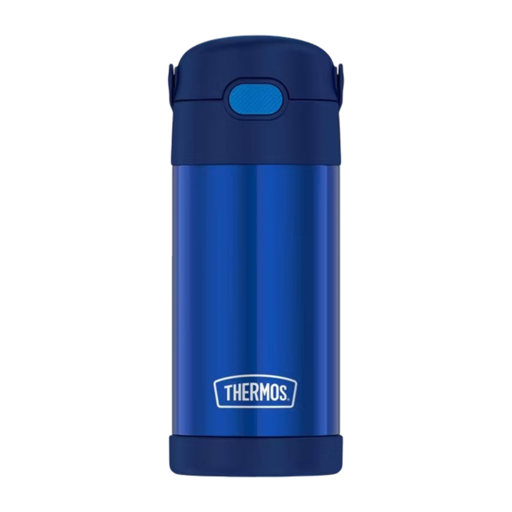 Thermos FUNtainer 12 oz Vacuum Insulated Stainless Steel Hydration Water Bottle with Straw