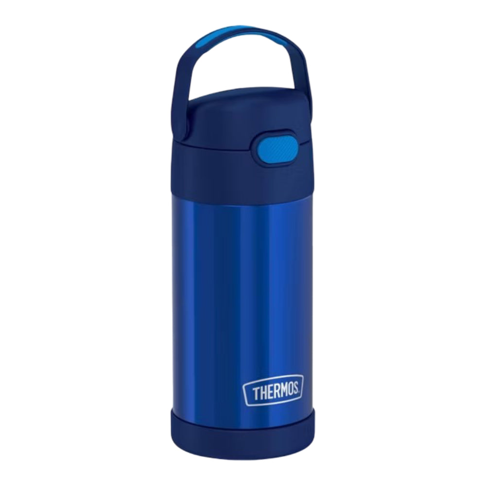 Thermos FUNtainer 12 oz Vacuum Insulated Stainless Steel Hydration Water Bottle with Straw