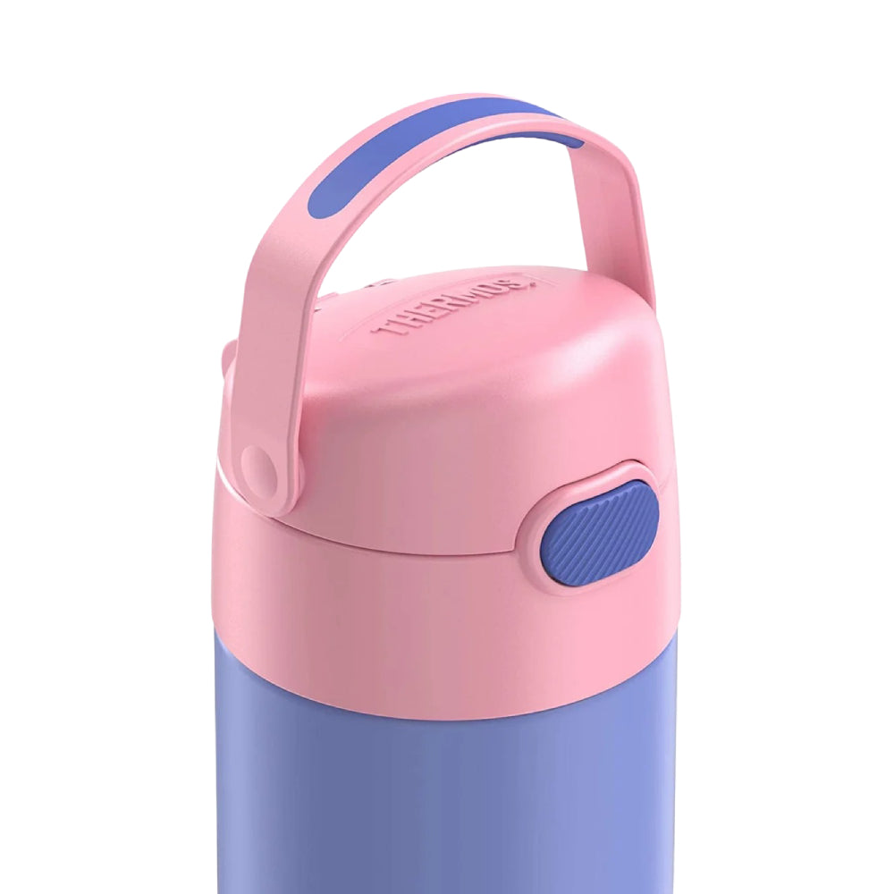 Thermos FUNtainer 12 oz Vacuum Insulated Stainless Steel Hydration Water Bottle with Straw