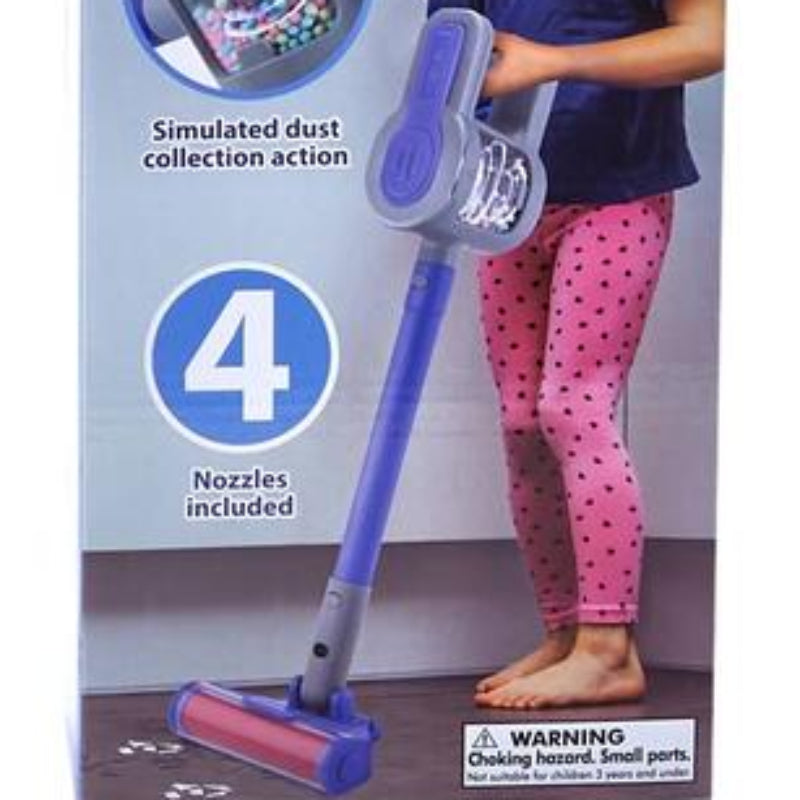 Buzzy Role Play Cordfree Vacuum Toy- Purple/Gray