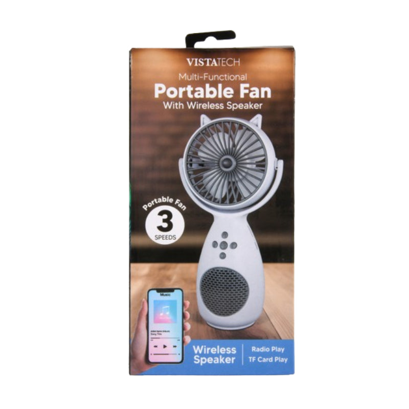 Vista Tech Wireless Speaker with Fan