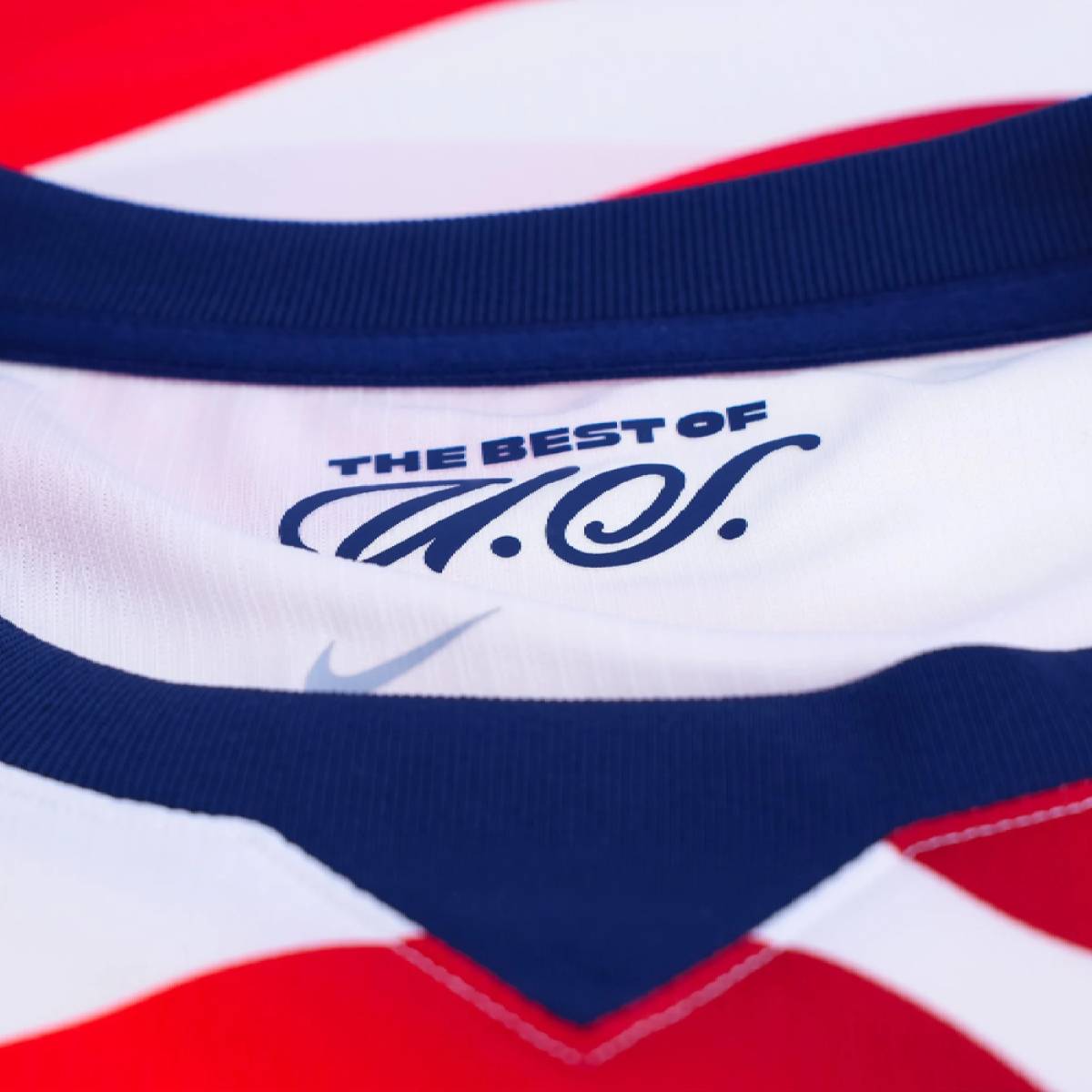 Nike USA Men's Replica Home Jersey - White/Red