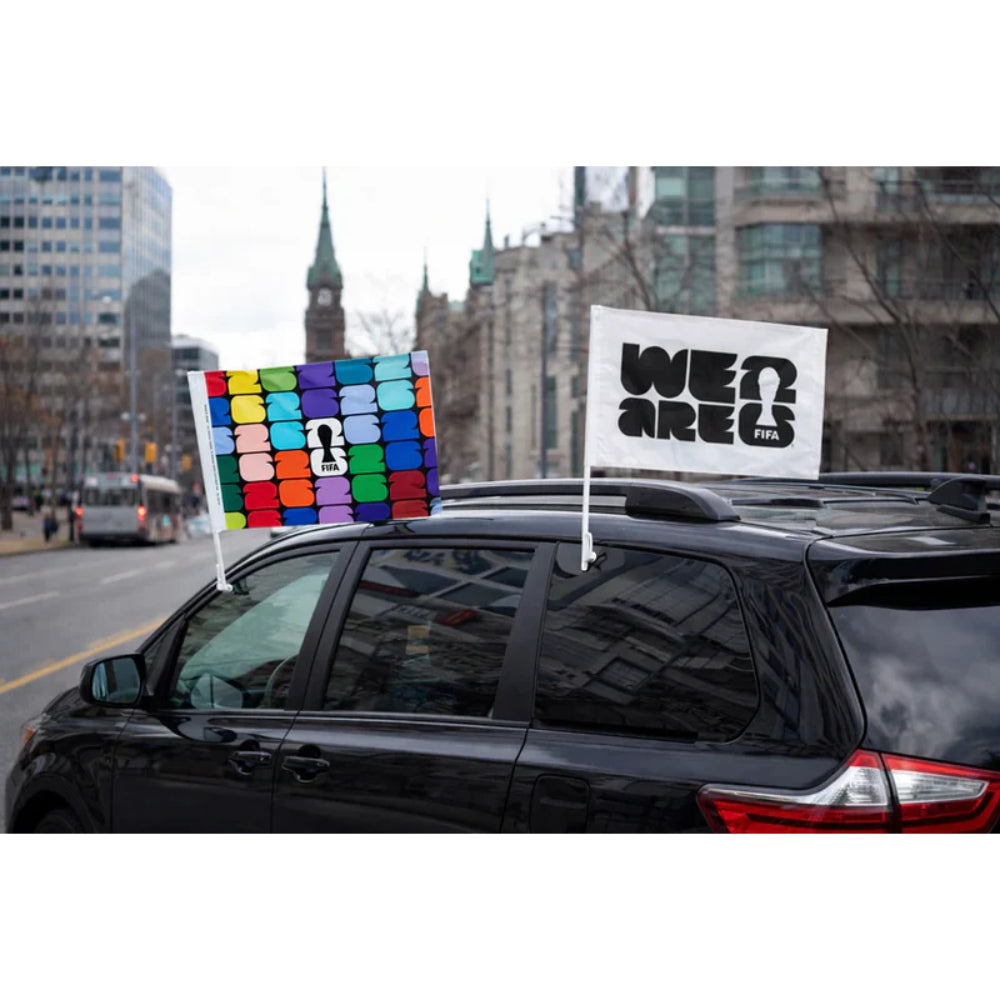 FIFA World Cup 2026 Logo Car Flag