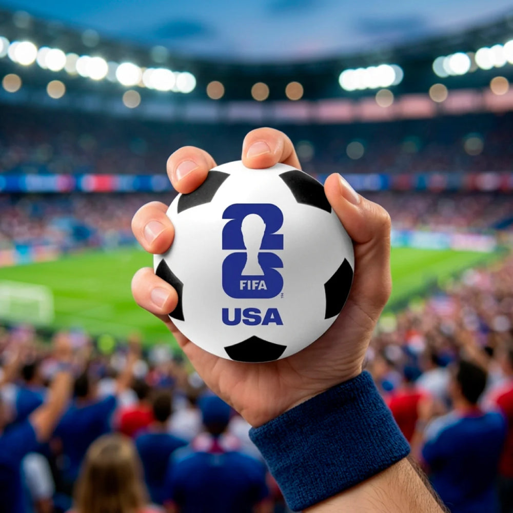 FIFA World Cup 2026 USA Stress Ball - White/Blue