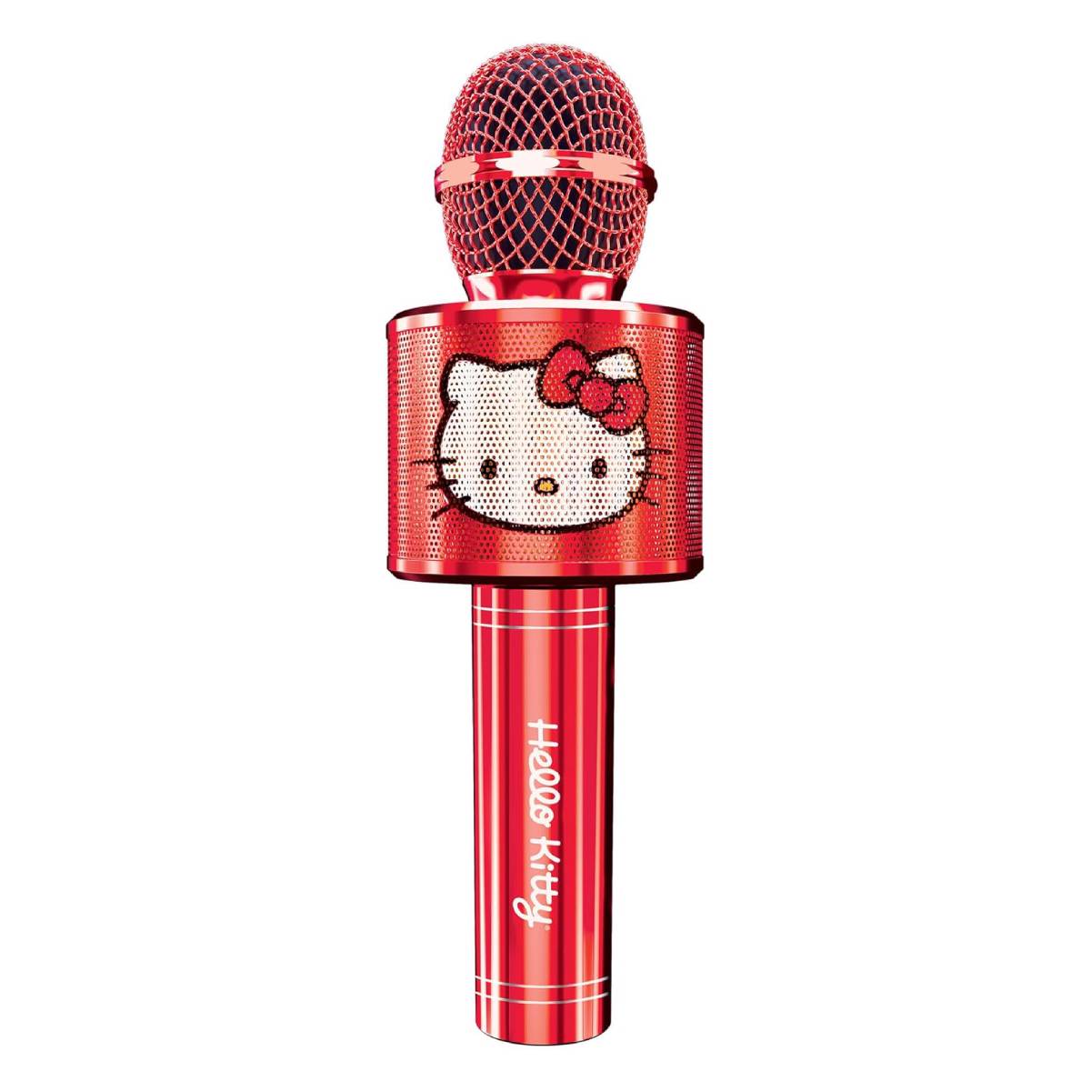 Hello Kitty Wireless Bluetooth Karaoke Microphone - Red