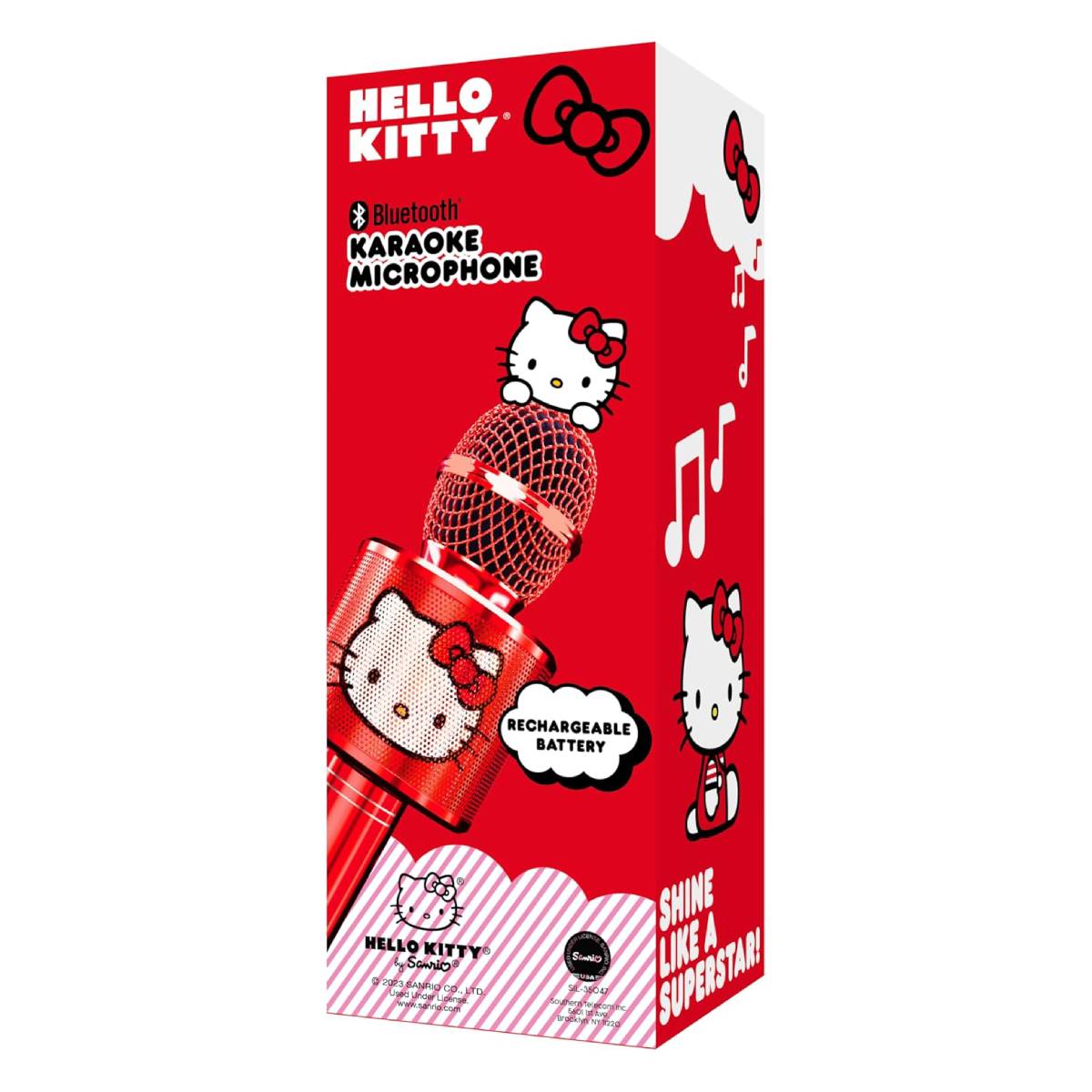 Hello Kitty Wireless Bluetooth Karaoke Microphone - Red