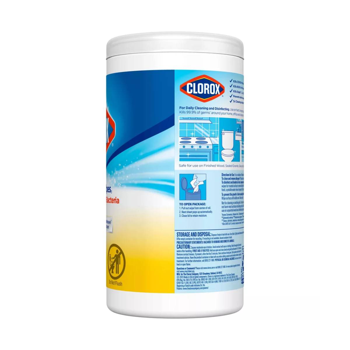 Clorox Crisp Lemon Disinfecting Wipes - (75 Count)