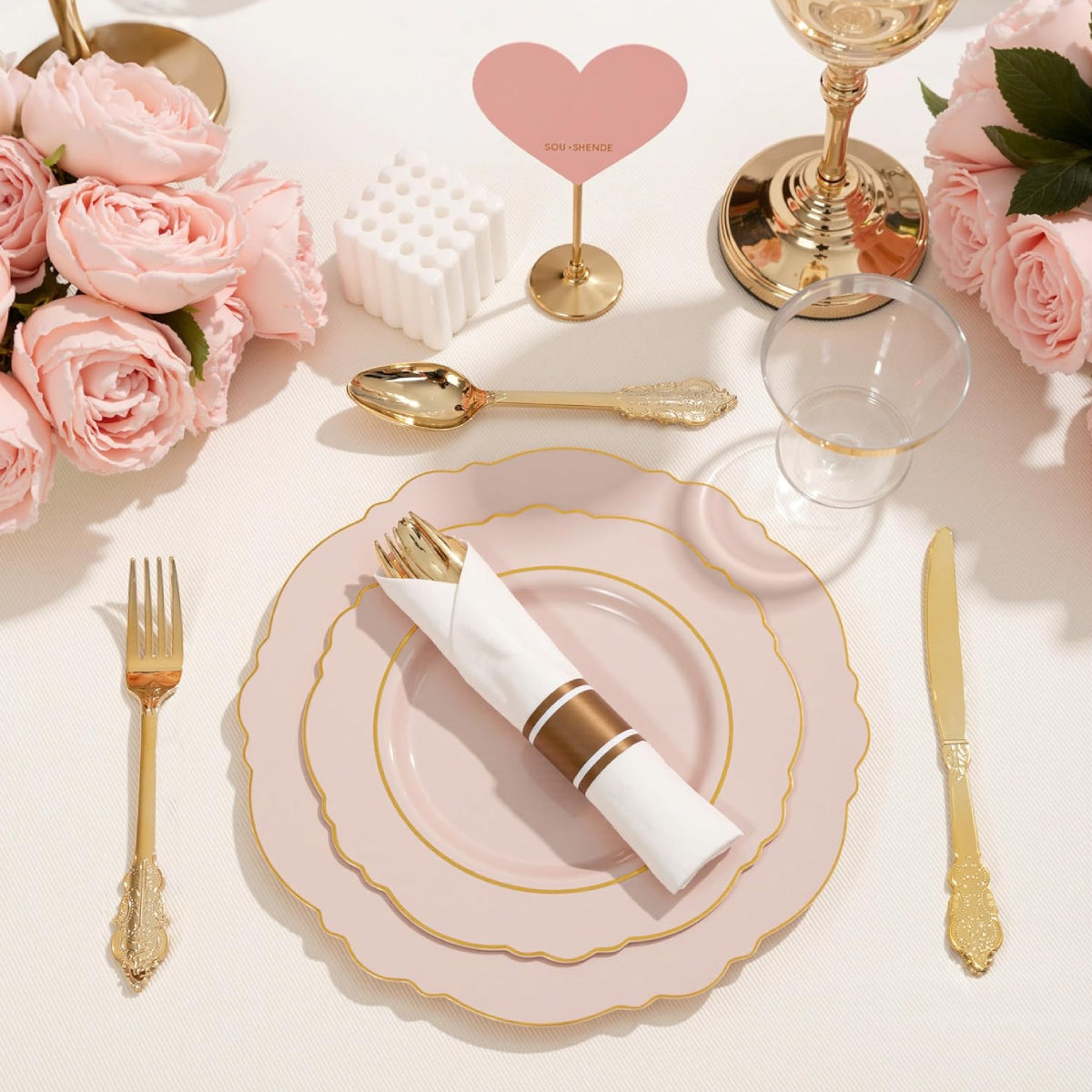 Liacere Disposable Dinnerware Set (350 Piece)