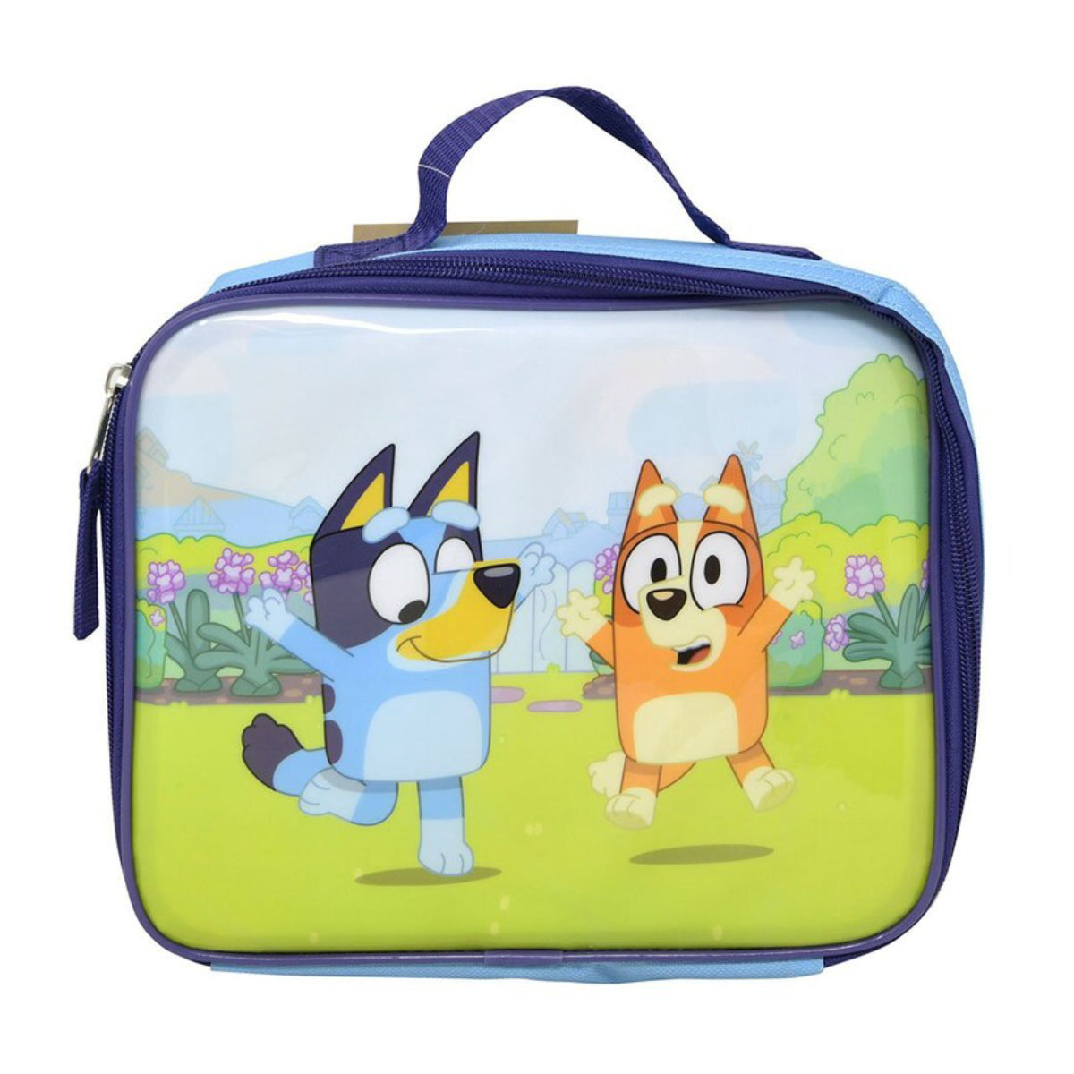 Bluey and Bingo Rectangle Insulated Lunch Bag - Blue