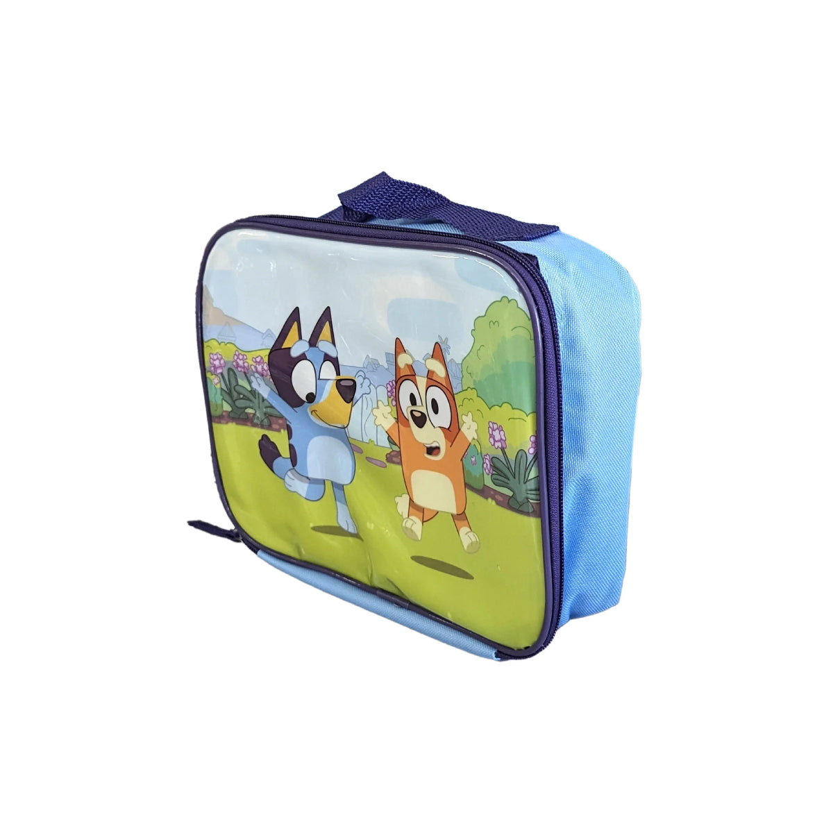 Bluey and Bingo Rectangle Insulated Lunch Bag - Blue
