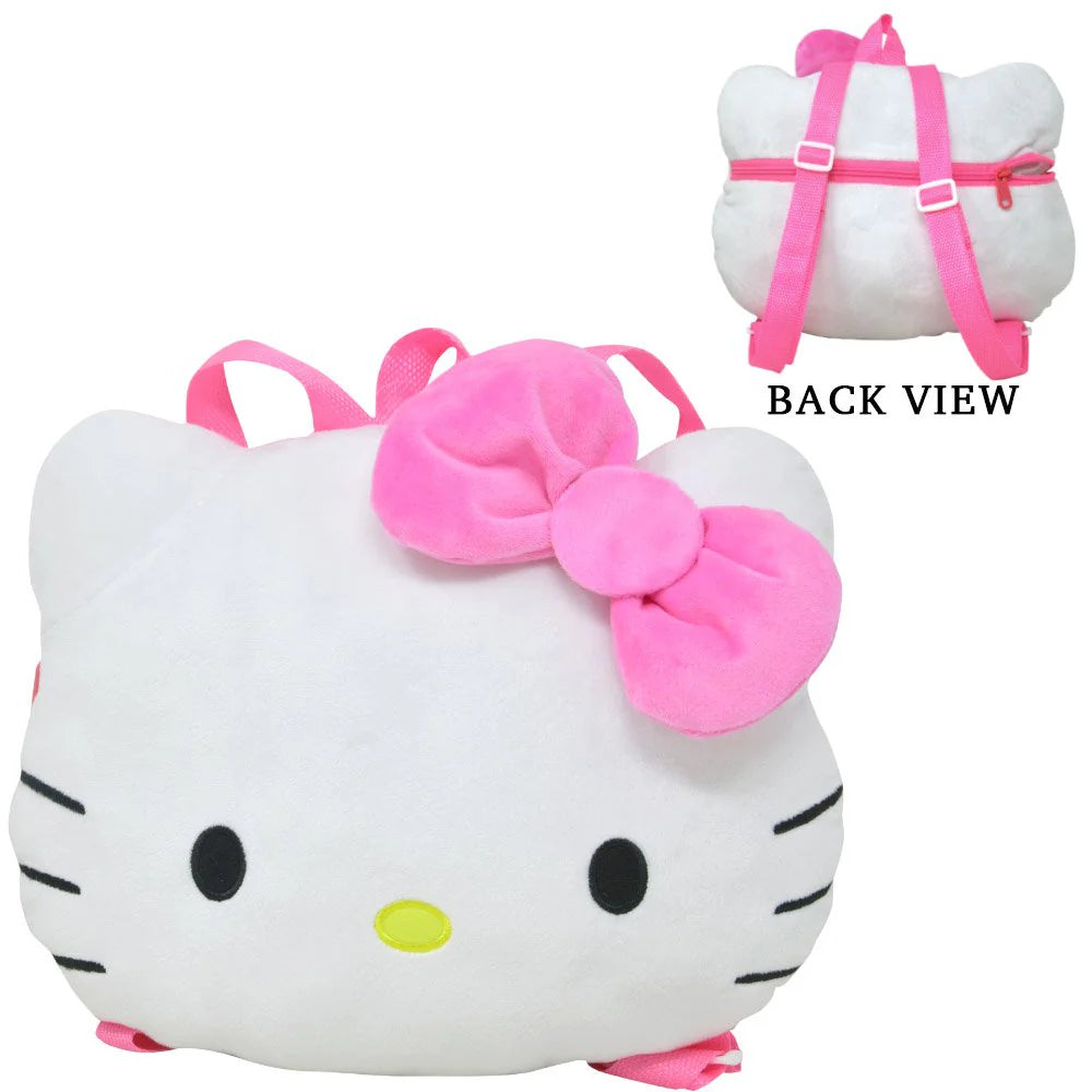 Sanrio Hello Kitty Head Plush Backpack - Pink/White