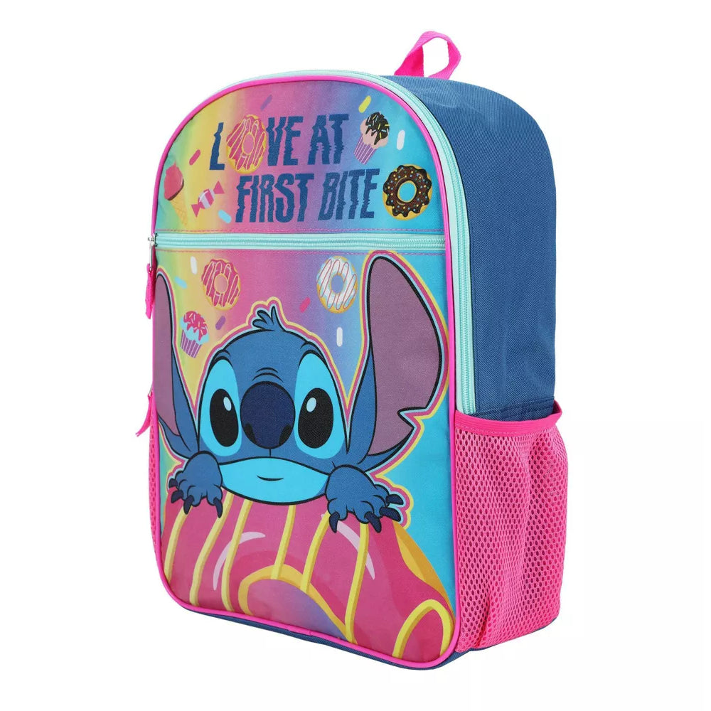 Disney 16" Stitch Love At First Bite Backpack