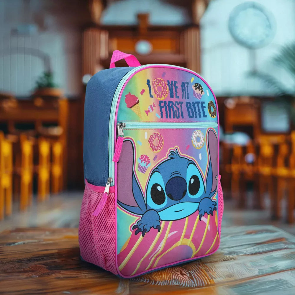 Disney 16" Stitch Love At First Bite Backpack