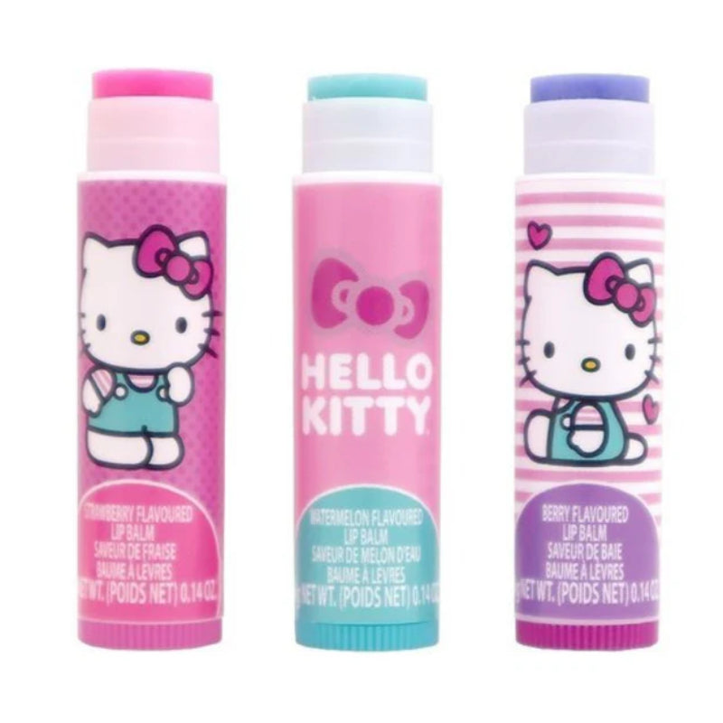 Hello Kitty Lip Balm (3 Piece) Set in Pouch