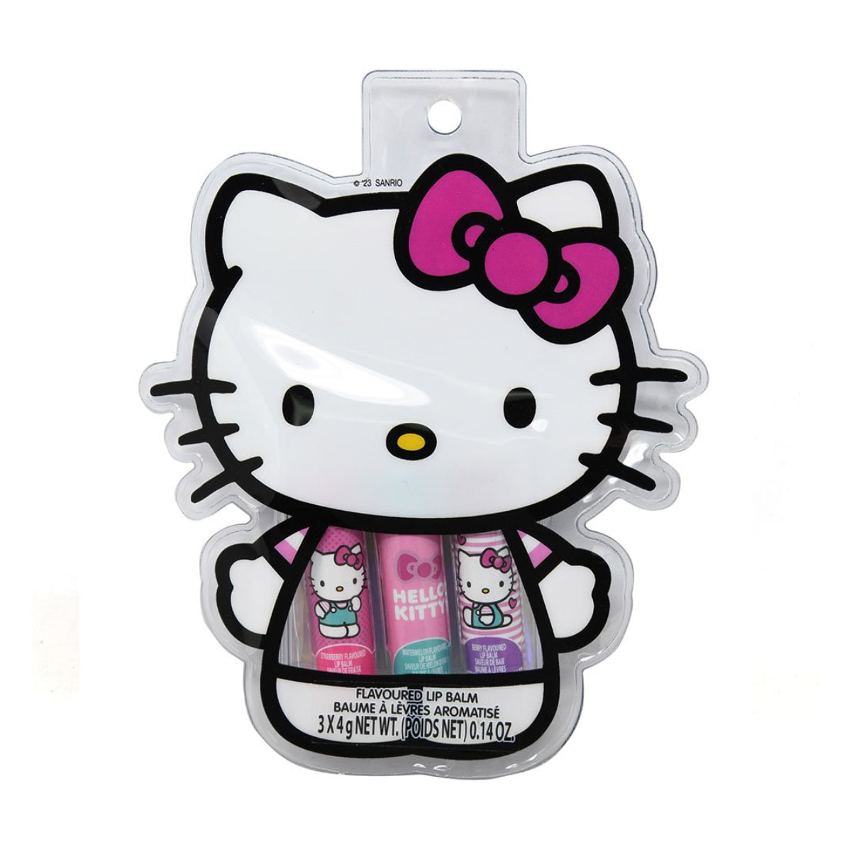 Hello Kitty Lip Balm (3 Piece) Set in Pouch