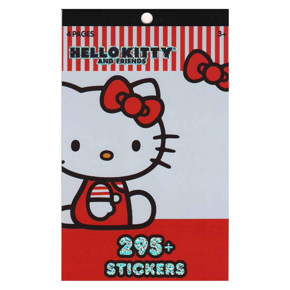 Hello Kitty Foil Sheet Cover Sticker Pad with 295+ Stickers (4-Pages)
