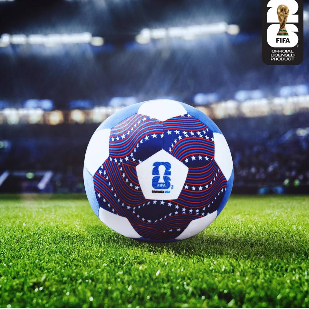 FIFA World Cup 9" USA Soccer Ball Plush Toy - Blue/White