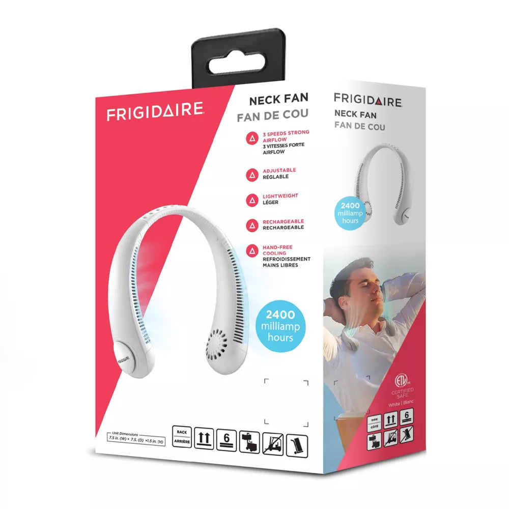 Frigidaire Portable Neck Cooling Fan - White