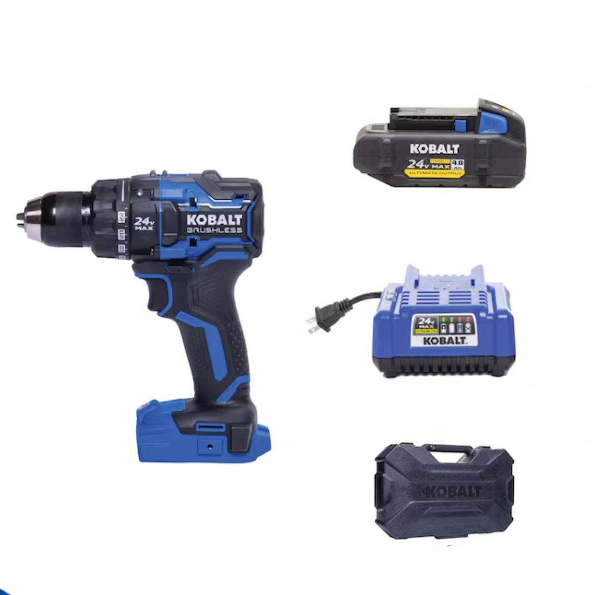 Kobalt XTR 24V Cordless Drill - Black/Blue