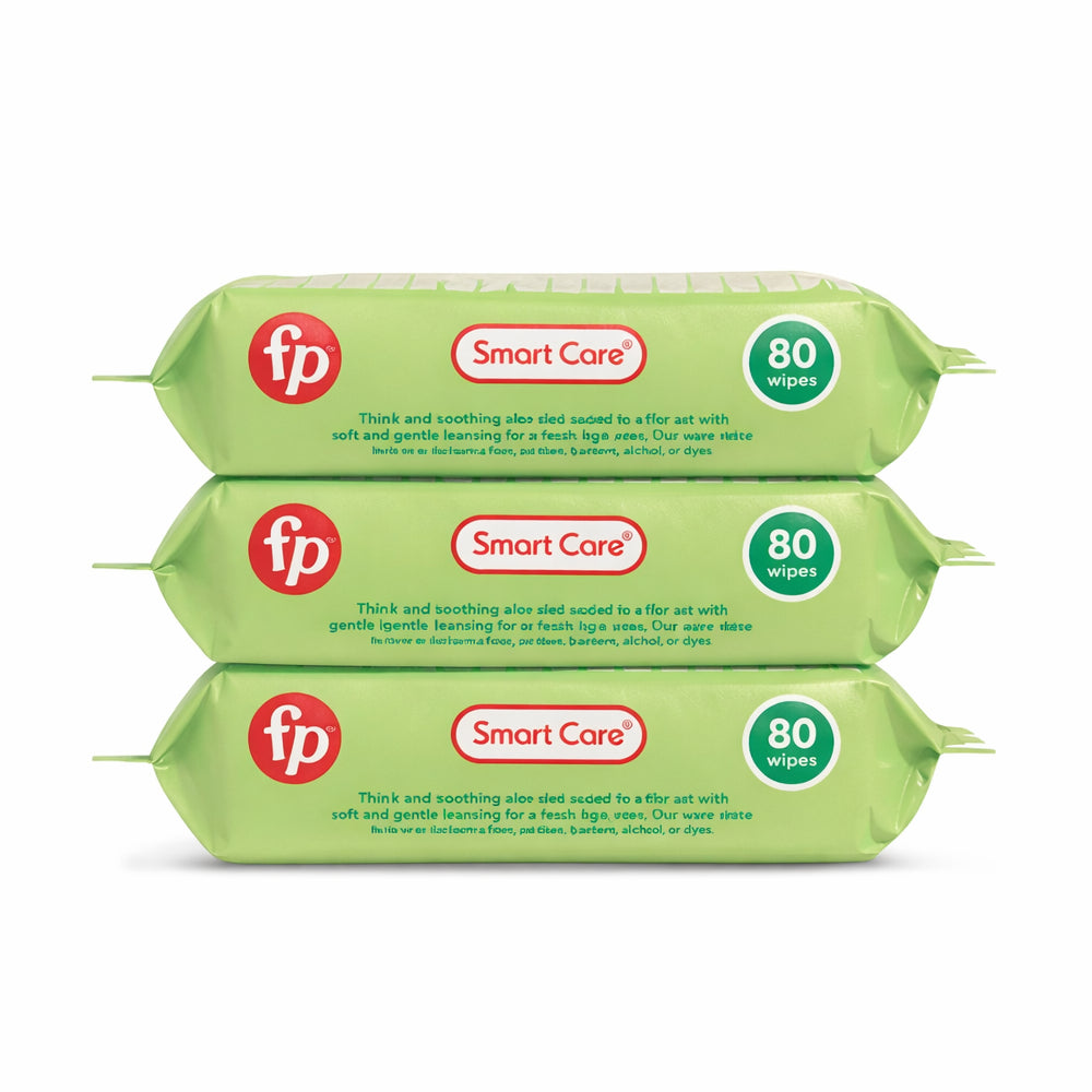 Fisher-Price Cucumber Baby Wipes (Pack of 3, 80-Count Each)