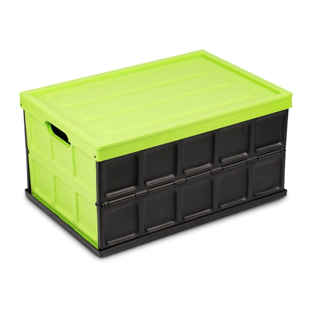 Glad Collapsible 48 Liter Storage Bin with Lid - Green
