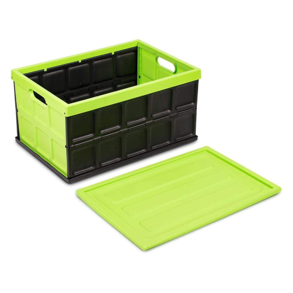 Glad Collapsible 48 Liter Storage Bin with Lid - Green