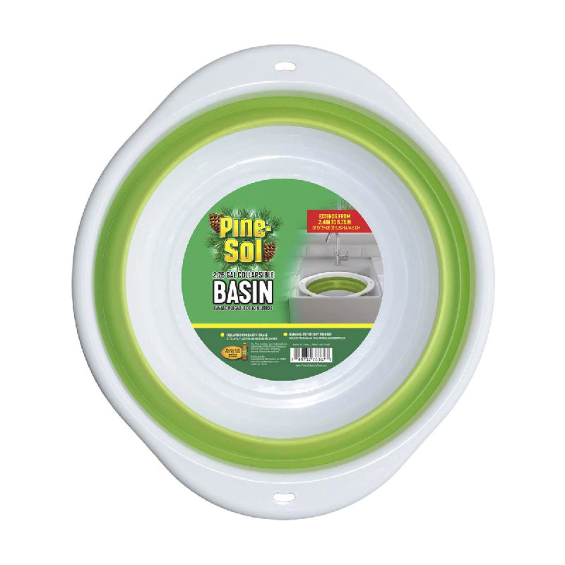 Pine-Sol Collapsible Basin 2.75 Gal Bucket - White/Green
