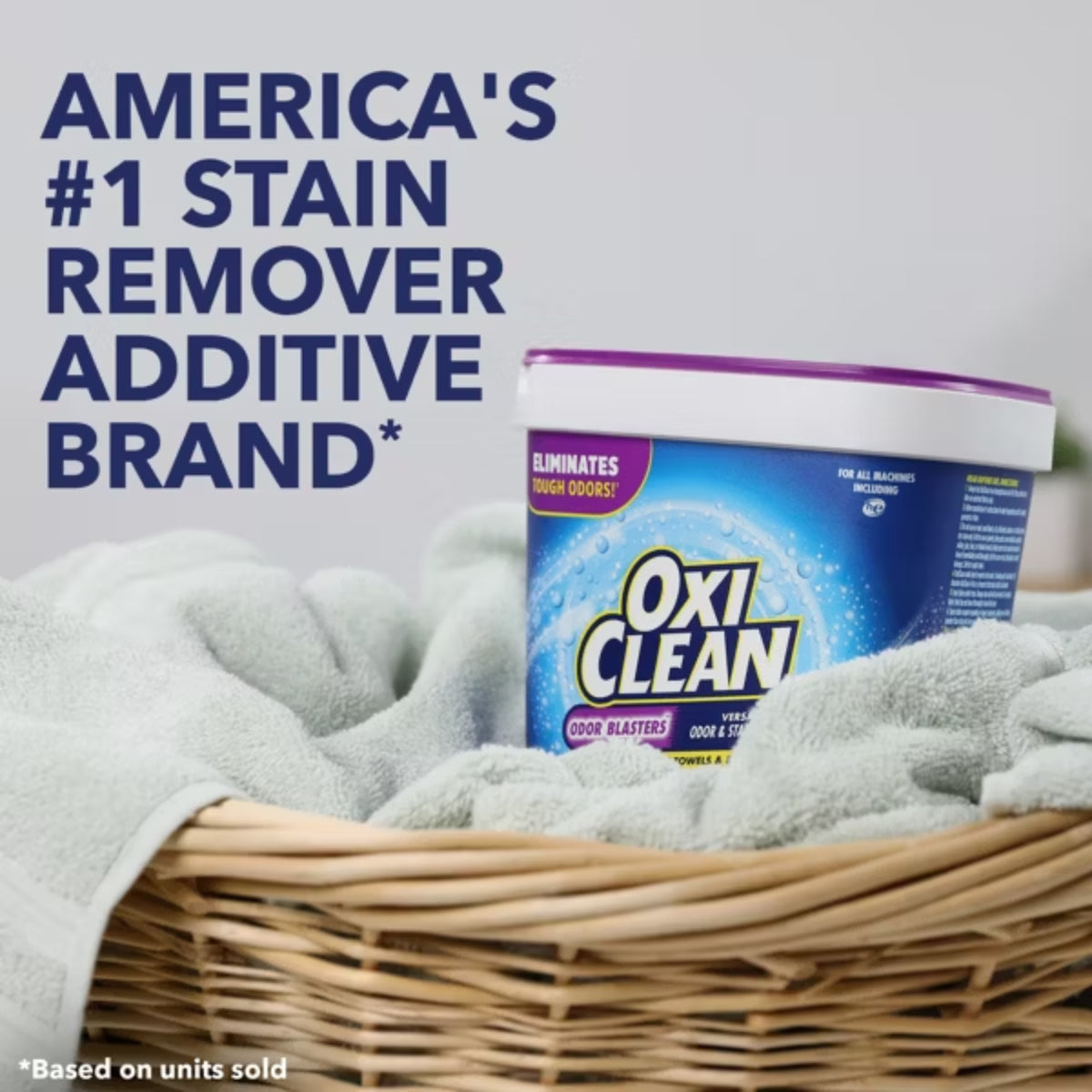 OxiClean 5 lbs Odor Blasters Versatile Odor and Laundry Stain Remover Powder