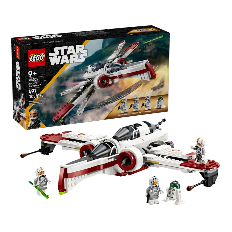 LEGO Star Wars Revenge of the Sith ARC-170 Starfighter Spaceship Buildable Toy Set (497-Pieces)