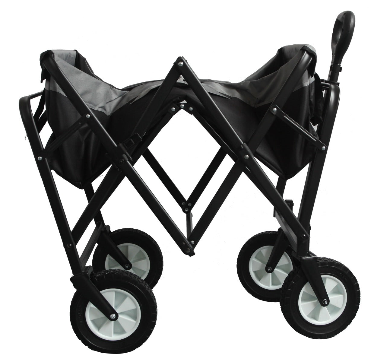 Yongkang Folding Wagon Cart - Black/Gray - Curacao