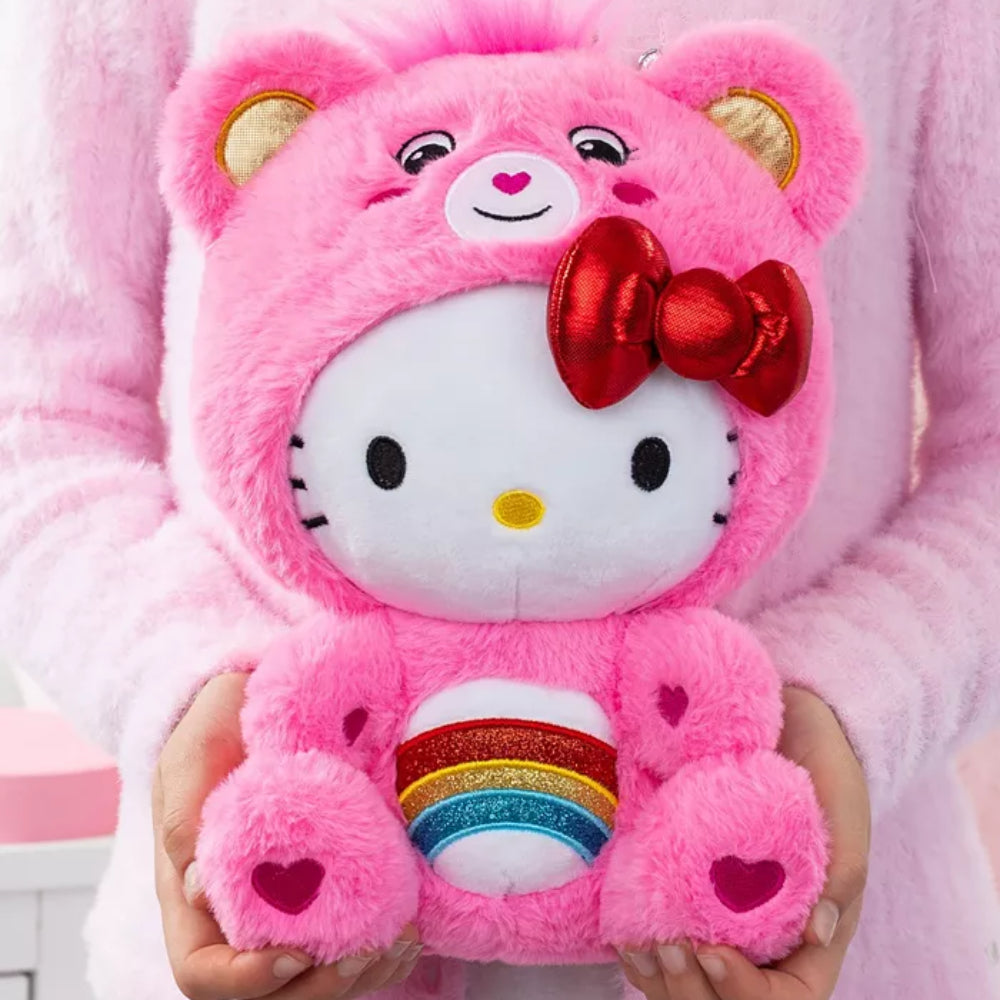 Hello Kitty X Care Bears 10" Cheer Bear Plush Toy