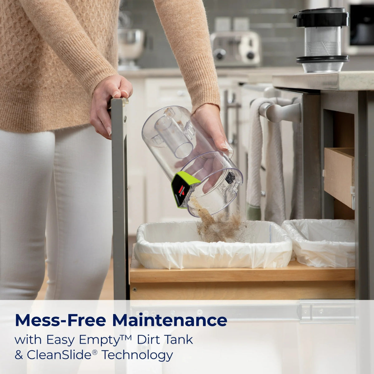 Bissell 3875 Pet Hair Eraser Vacuum Cleaner - Black