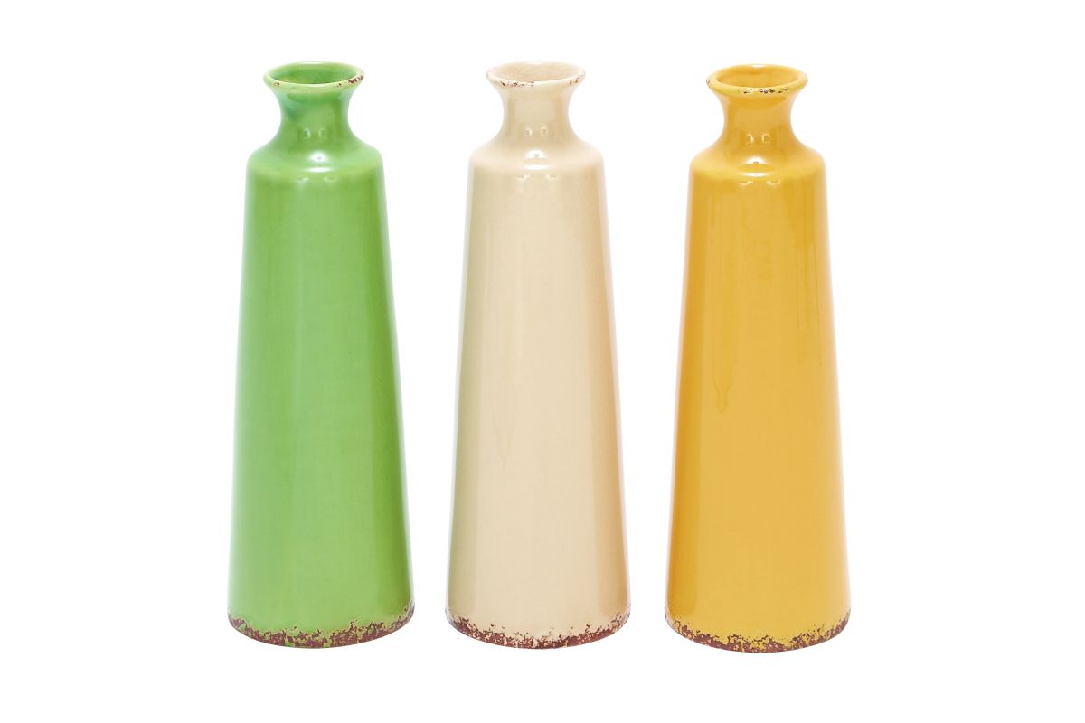 Ceramic Vase (3-Piece) - Assorted
