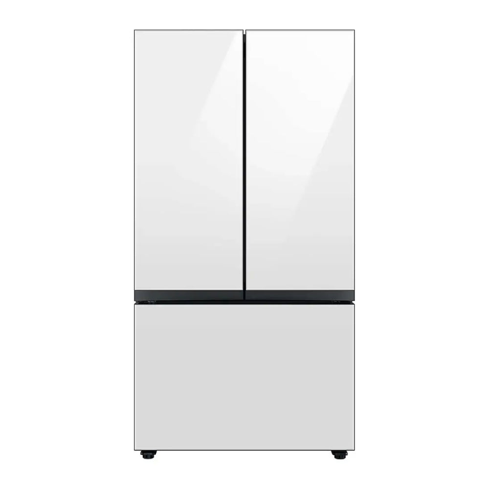 Samsung RF24BB620012 Bespoke 24 cu. ft. French Door Smart Refrigerator with AutoFill Water Pitcher - White Glass