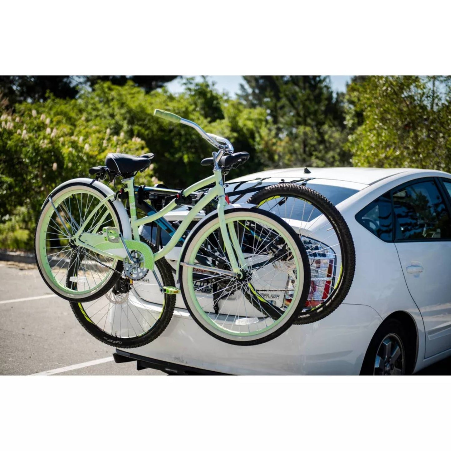 Portabicicletas para baúl de dos bicicletas Bell Cantilever 200, color negro